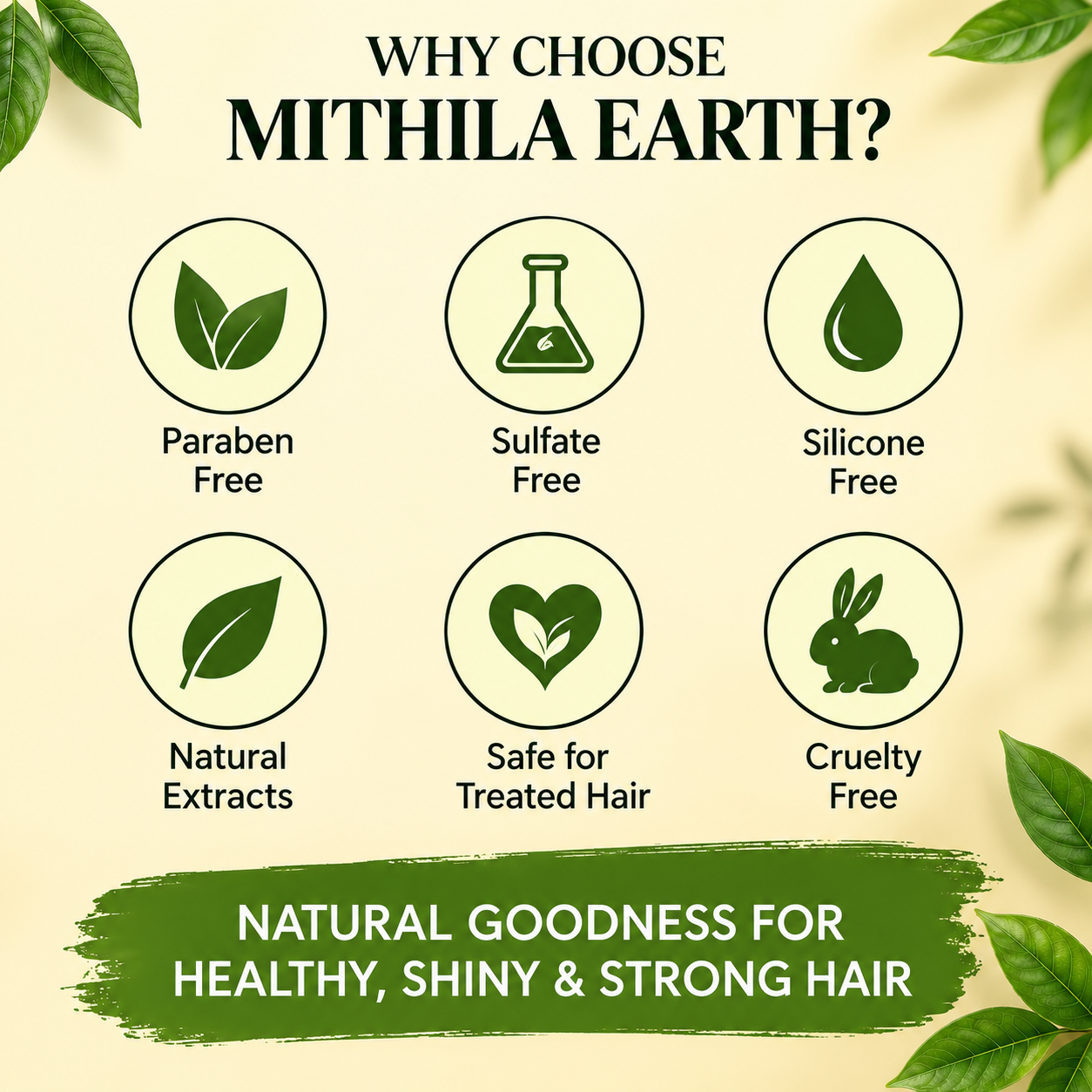 Hair Shampoo with Natural Extracts & Keratin
