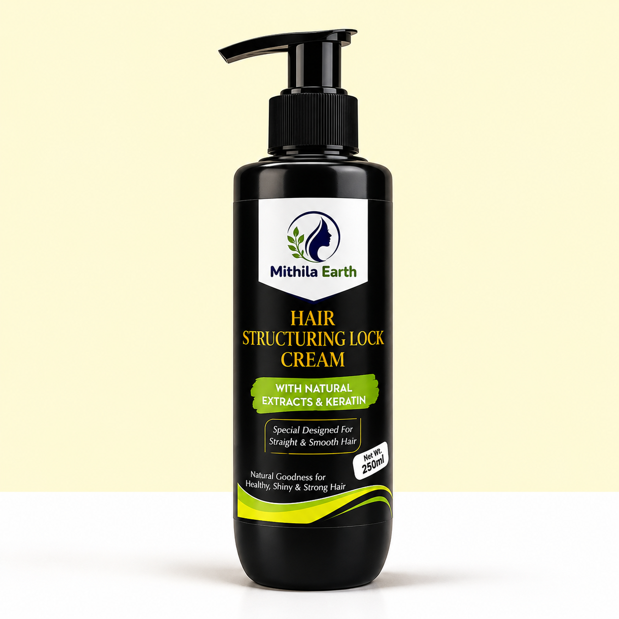 Hair Structuring Lock Cream With Natural Extracts & keratin